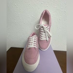 New Madden Girl Pink Platform Sneakers